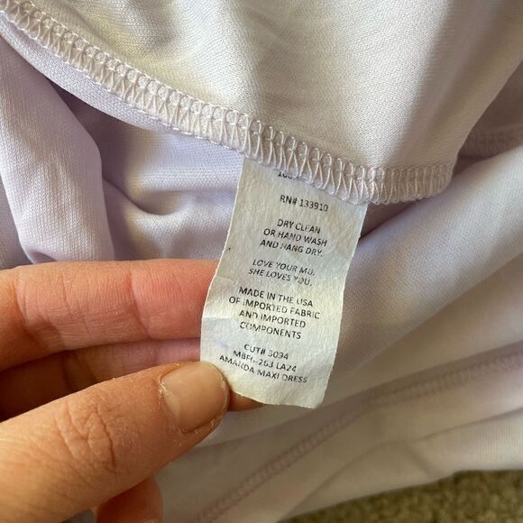 Show Me Your Mumu Amanda Maxi Dress In Light Purple Size M NWOT - Picture 4 of 7